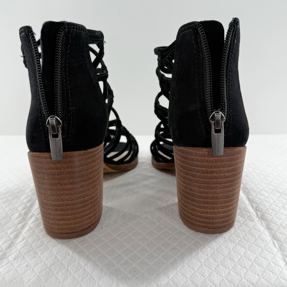 Vince Camuto Cage Karika Black Sandal with Block Heel size 7 women’s - Picture 3 of 16